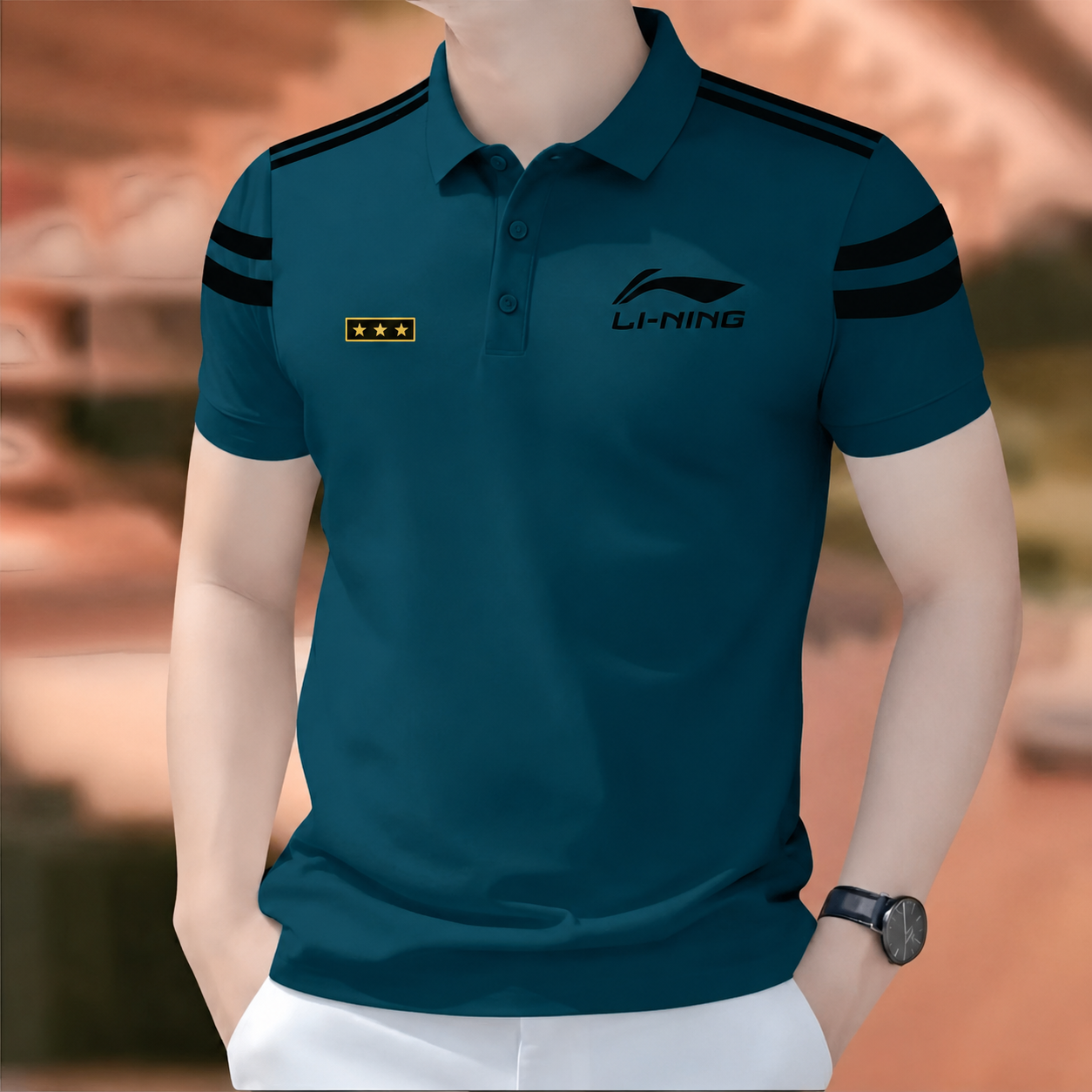 Super Premium PK Cotton Polo Shirt For Men's [ 3 Star Petrol ]